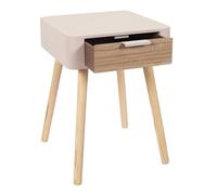 Home Deco Factory – Chevet Zoran HD7335 – 1 tiroir en bois – Rose