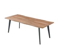 HOME DECO FACTORY Table extensible Forest 6 à 8 personnes fer & fibre de bois H75 L150/120 P86