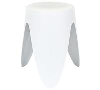 HOME DECO FACTORY, HD0293, Tabouret Eve Blanc, Les P'Tits Prix, Contemporain, Mobilier, Assise, Banc et Tabouret, 30x46x30 cm, Hauteur Assise 46 cm, Blanc