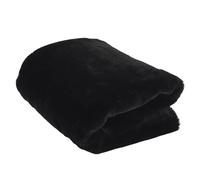 Home Deco Factory – Plaid imitation fourrure – Noir