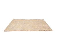 HOME DECO FACTORY - TX9421 Tapis Imitation Fourrure Moderne - Conçu pour Salon, Chambre ou Salle d'Attente - Dimensions 120 x 170 cm - Couleur Doré Taupe