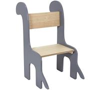 HOME DECO KIDS Silla Infantil Dino, Polyester, Gris, Beige, cm
