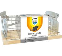 HOME DEFENSE HDNASSOU Piège de Capture Souris Réutilisable x1 | Conçu pour capturer puis relâcher la souris vivante, il offre une solution non létale adaptée à la maison et aux abords.
