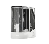 Home Deluxe Cabine de douche ALLIN 2en1 Noir Gauche