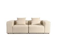 HOME DELUXE Canapé modulable VERONA (jaune/S, beige)