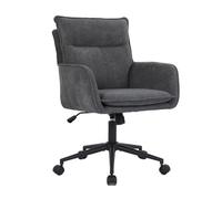 Home Deluxe Chaise de Bureau CORA 100 x 60 x 70 cm Tissu Anthracite - Réglable en Hauteur | Chaise de Bureau, Fauteuil de Direction