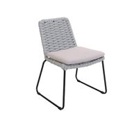 Home deluxe Chaise de jardin Balero - Gris clair
