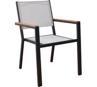 HOME DELUXE Chaise de jardin empilable SEDIA - 7 pièces | Chaise empilable, chaise de balcon, chaise de terrasse
