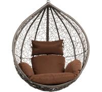HOME DELUXE - Chaise suspendue en poly rotin CIELO - Seulement panier| Chaise suspendue