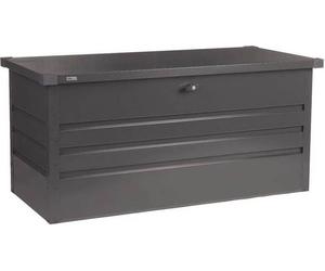 HOME DELUXE - Coffre de rangement en métal - MEGABOX XXL, anthracite - capacité de 600 l, dimensions : 158 x 64 x 62 cm, tôle d'acier galvanisée, étanche I Coffre de rangement avec couvercle Coffre de