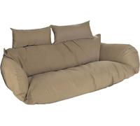 HOME DELUXE Coussin pour fauteuil suspendu en polyrotin TWIN - Marron - 105 x 41 x 45 cm | Coussins d'extérieur, housses
