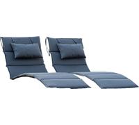 HOME DELUXE - Coussins TAIGA - 1 coussin, couleur : anthracite, env. 190 x 60 x 4 cm I Coussins d'assise, rembourrage, housses