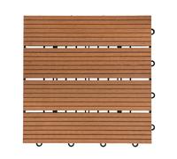 Home Deluxe Dalles en bois WPC BAVARO brun clair 6m