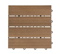 Home Deluxe Dalles en bois WPC BAVARO teck 6m