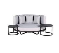 Home Deluxe Daybed Outdoor FLORIDA I Chaise longue Transat Chaise longue relax Solarium Lit d'extérieur Chaise longue d'extérieur