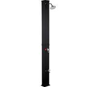 Home Deluxe - Douche solaire OLYMP - Réservoir d'eau de 40 l, douche de pied intégrée, PVC, noir mat, montage facile I Douche de jardin Douche extérieure Douche solaire Jardin Douche solaire PVC Douch