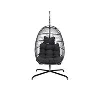 Home deluxe Fauteuil suspendu de jardin - Noir