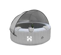 Home Deluxe Jacuzzi gonflable Splash Béton 4 pcs.