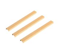 Home Deluxe - Lot de 3 barres décoratives pour panneaux acoustiques, 30 x 1,3 cm, or, décoration murale