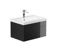 Home Deluxe Meuble de salle de bains WANGEROOGE noir S
