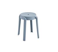 Home Deluxe Nivo Lot de 2 tabourets empilables, bleu clair, peu encombrants pour cuisine, salon et jardin