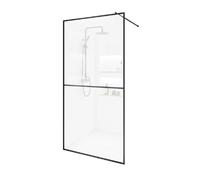 Home Deluxe Paroi de douche BAKI noir 140 x 200 cm