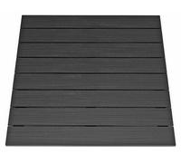 HOME DELUXE Plateau de table WPS pour salon de jardin RIO – Anthracite | Plateau de rechange en aluminium pour tables d'extérieur