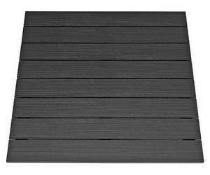 HOME DELUXE Plateau de table WPS pour salon de jardin RIO – Anthracite | Plateau de rechange en aluminium pour tables d'extérieur