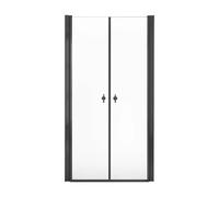 Home Deluxe Porte battante LAVEA Noir 100 x 195 cm