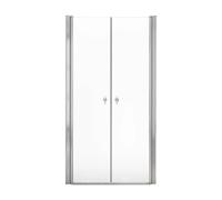 Home Deluxe Porte battante LAVEA verre clair 90 cm