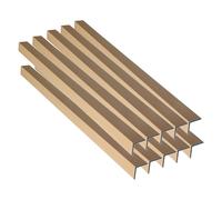 HOME DELUXE Profilé de finition WPC « VIRO », pour bardage « DUVAR ». (Lot de 10, teck)