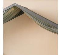HOME DELUXE - Rideau de lit enfant en deux parties VELO - Couleur : kaki, 120 x 370 cm, opaque I Rideau de lit
