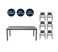 Home deluxe Salon de jardin - Anthracite