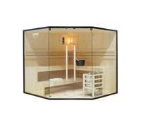 HOME DELUXE Sauna Intérieure 'SHADOW XL BIG' >Taille: 200 x 200 x 190 cm - Nombre de personnes: 6