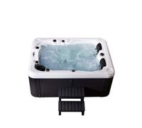 HOME DELUXE spa extérieur 'BEACH PLUS' >Version: Plus couverture thermique et escalier