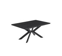 HOME DELUXE Table à manger »AVENCIA«, pied en étoile inclus. (chêne foncé)