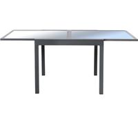 HOME DELUXE - Table de jardin VERANO - extensible rapidement 90 - 180 cm, aluminium