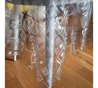 Home Direct Nappe en Toile cirée Ronde en PVC Facile à Nettoyer 160 cm x 62 cm