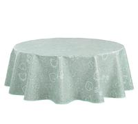 Home Direct Nappe Toile cirée PVC Ronde 140 cm x 55 cm Vert Sauge
