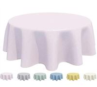 Home Direct Nappe Toile cirée PVC Ronde 160 cm Rose