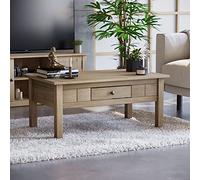 Home Discount Table Basse 1 tiroir Chêne Naturel Panama, Beige
