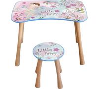 HOME ELEMENTS & POPCORN Table et chaise pour enfants, 3 à 5 ans, fée des fleurs