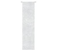 Home Fashion 084/133-1107 245 x 0060 Panneau Coulissant en Tissu d'ameublement Impression numérique Madera, Plastique, Naturel, 245 x 60 cm