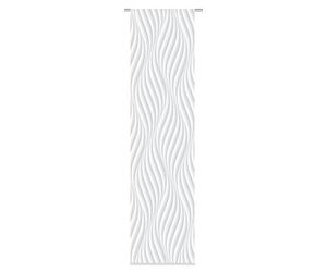 Home Fashion 084/320-0307 245 x 0060 Wave Panneau Coulissant en Tissu d'ameublement avec Impression numérique Wave, Plastique, Gris, 245 x 60 cm