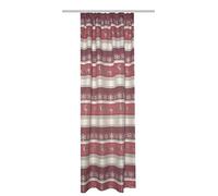 Home Fashion 47655-107 Galon fronceur écharpe, Plastique, Rouge, 145 X 140 cm