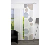 Home Fashion 87533-760 Borden Panneau Japonais Polyester Stone 245 x 60 cm