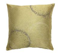 Home Fashion Deko NAIKE Coussin en Forme de nœud Doré 40 x 40 cm