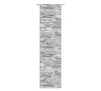 Home Fashion Panneau Coulissant en Tissu d'ameublement Impression numérique Walli, Tissu, Anthracite, 245 x 60 cm