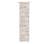 Home Fashion Panneau Coulissant en Tissu d'ameublement Impression numérique Walli, Tissu, Naturel, 245 x 60 cm