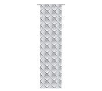 Home Fashion Panneau Coulissant Impression numérique Tissu Polyester Gris 0,2 x 60 x 245 cm
